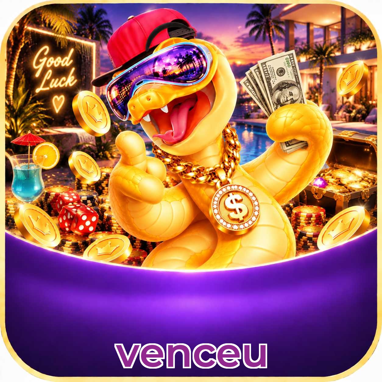 venceu Logo
